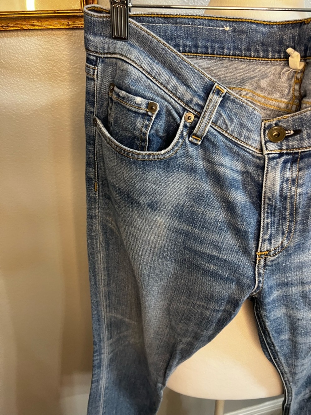 rag and bone tomboy light blue jeans west village 29 8 - Picture 9 of 14